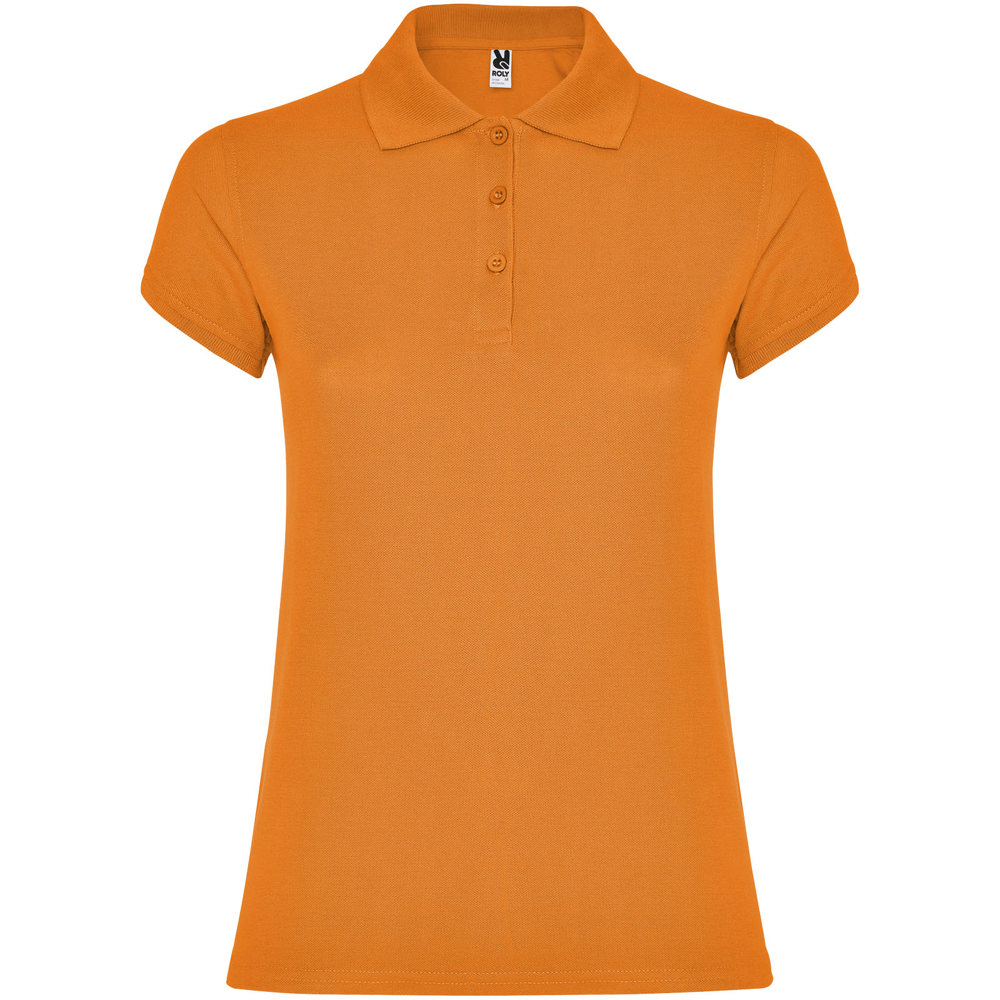 Star 200 g/m² damespolo met korte mouwen - Oranje