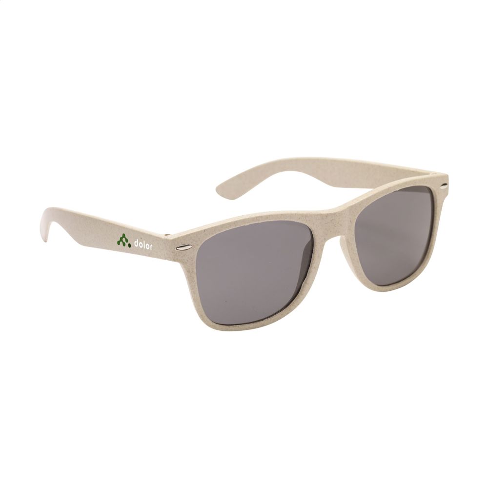 Malibu Eco Wheatstraw tarwestro zonnebril - Naturel
