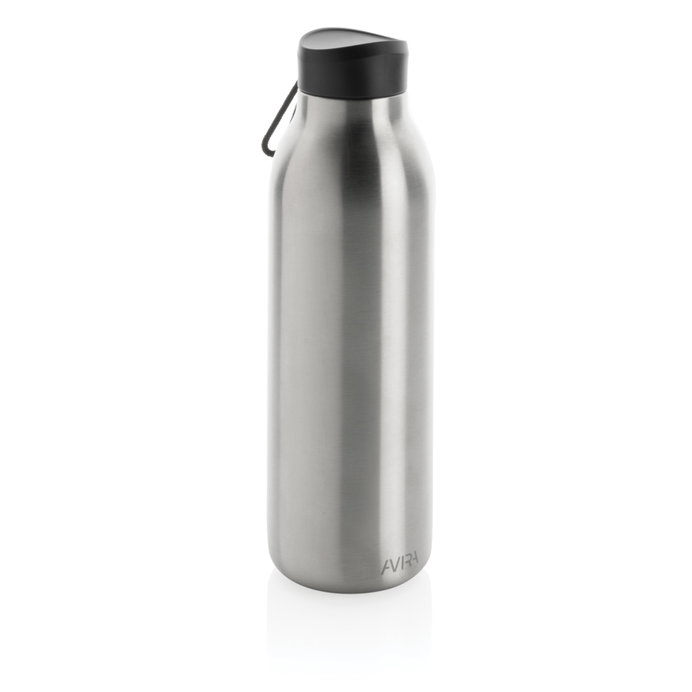 Avira Avior RCS gerecycled roestvrijstalen fles 500 ML - zilver (± PMS 428)