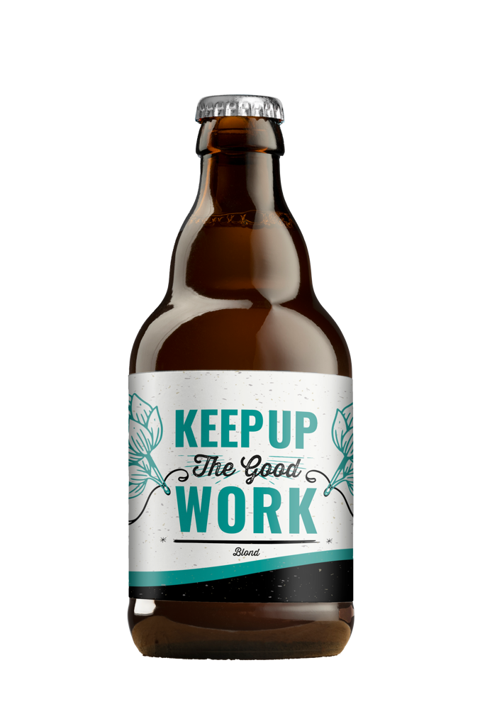 Speciaalbier Keep up the good work - 33cl