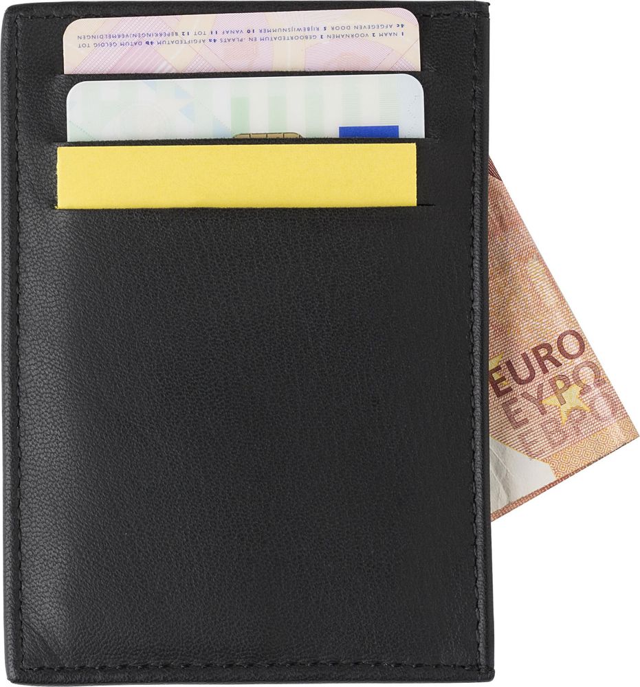 Leren creditcard portemonnee Logan