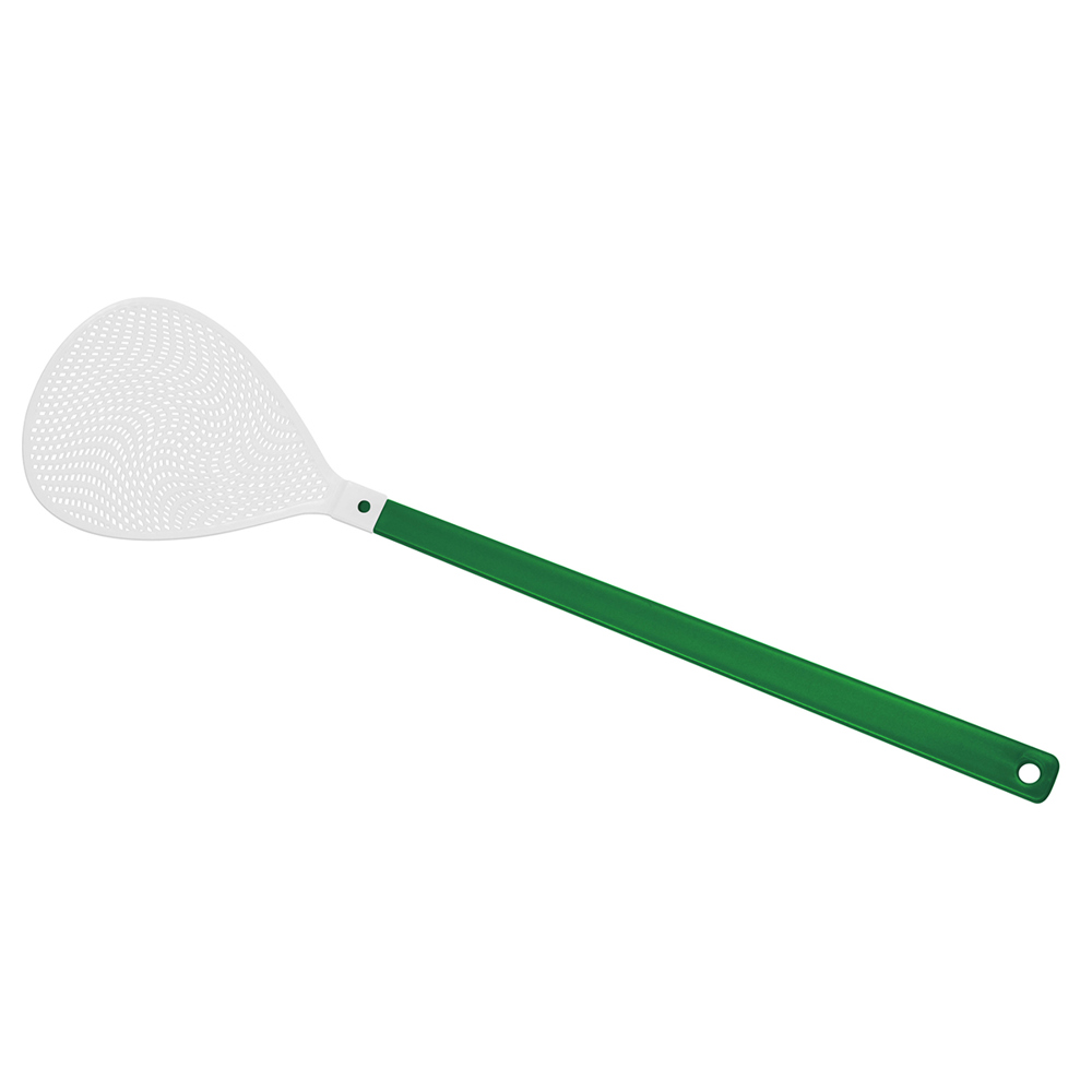 Vliegenmepper "ovaal" - groen/wit