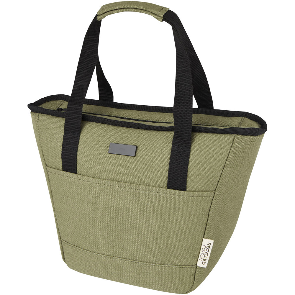 Joey GRS gerecycled canvas lunchkoeltas voor 9 blikjes 6 l - Olijf