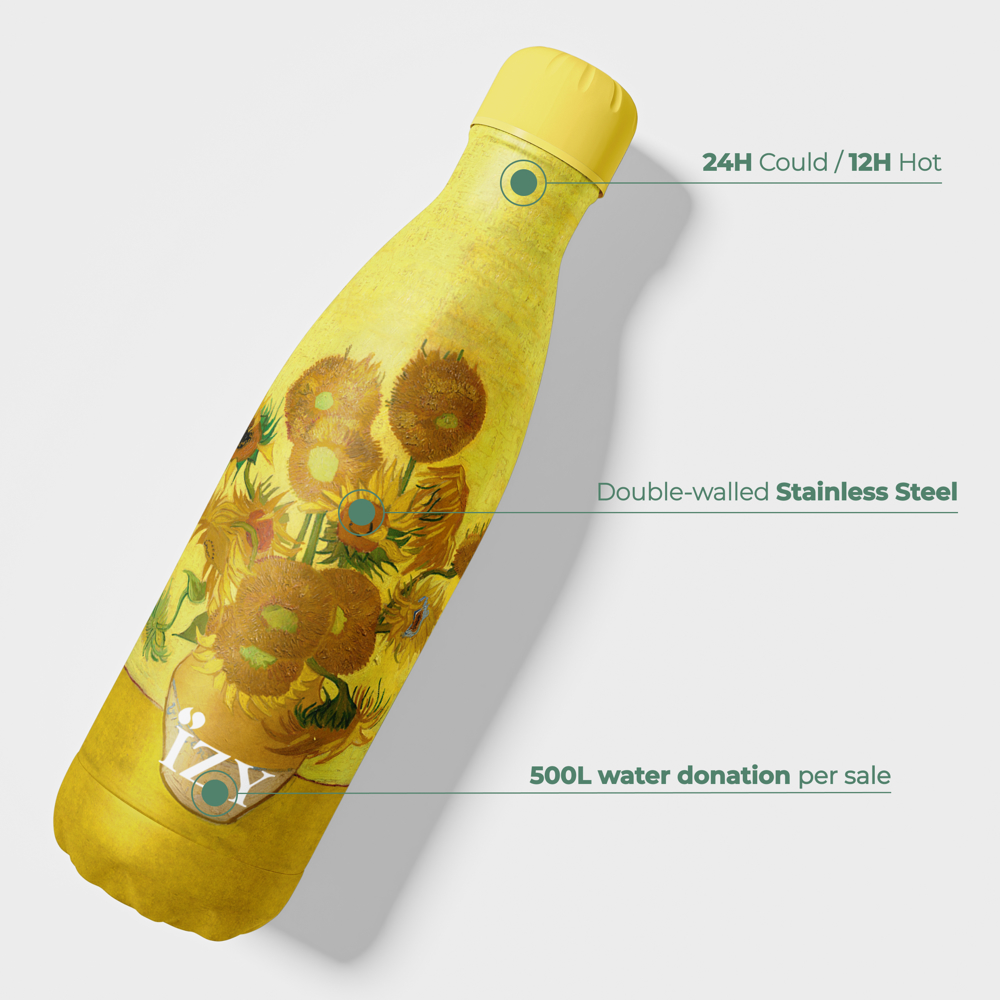 Thermosfles x Zonnebloemen - 500 ml