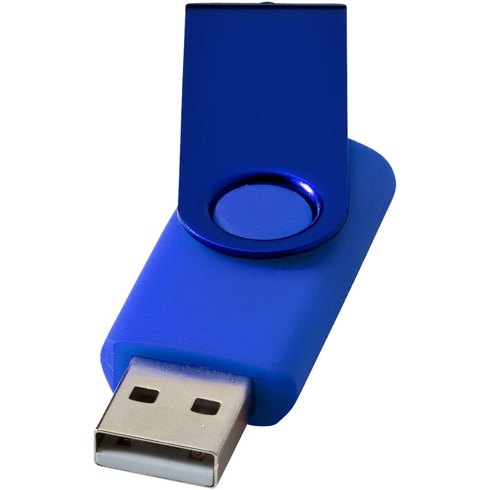 Rotate metallic USB - Koningsblauw