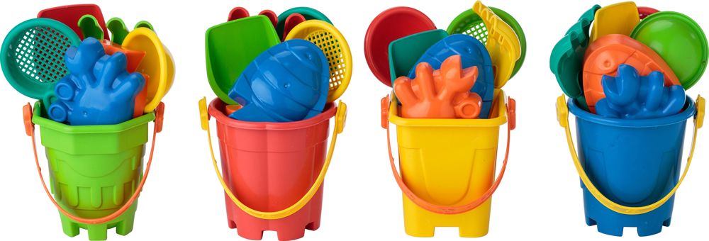 Gerecyclede PP strandemmer Mateo - custom/multicolor