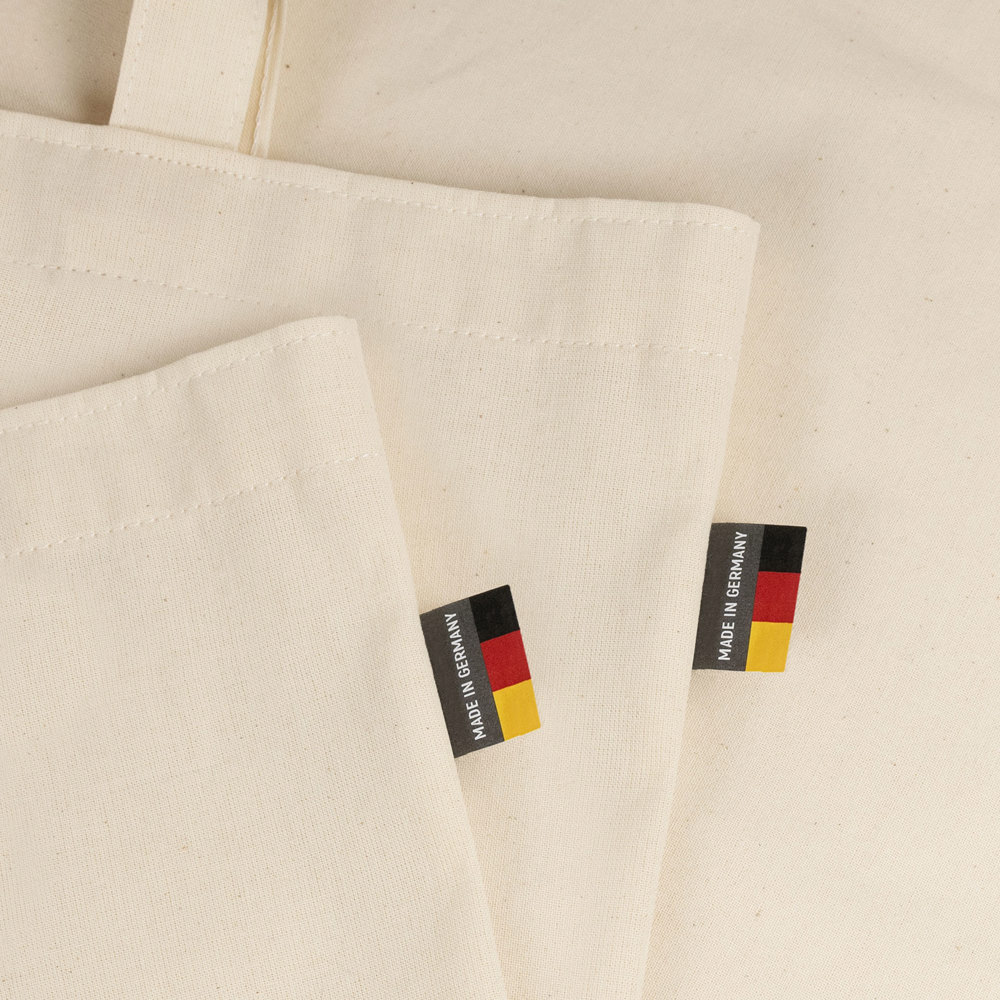 BREMEN – Katoenen tas met lange hengsels, Made in Germany