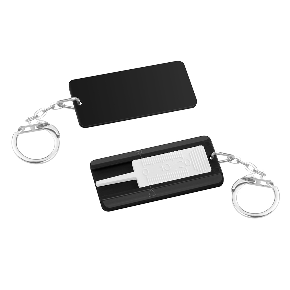 Bandenprofiel dieptemeter - Wit/zwart