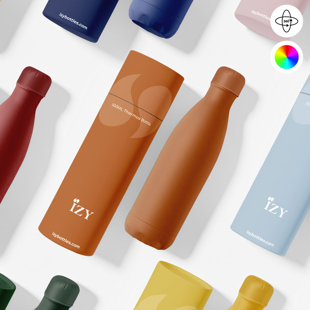 Thermosfles / Drinkfles - Oranje - 500 ml