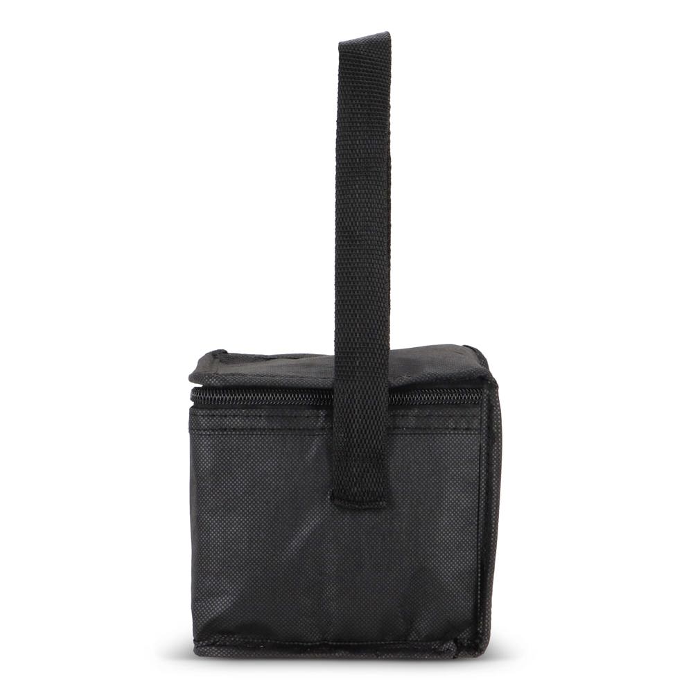 R-PET koeltas voor 6 blikjes, non-woven, 20 x 13 x 12,5 cm, 75 g/m²