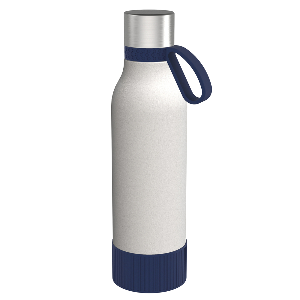 Fles RETUMBLER-myTOULON II 820 - donkerblauw, zilver, wit