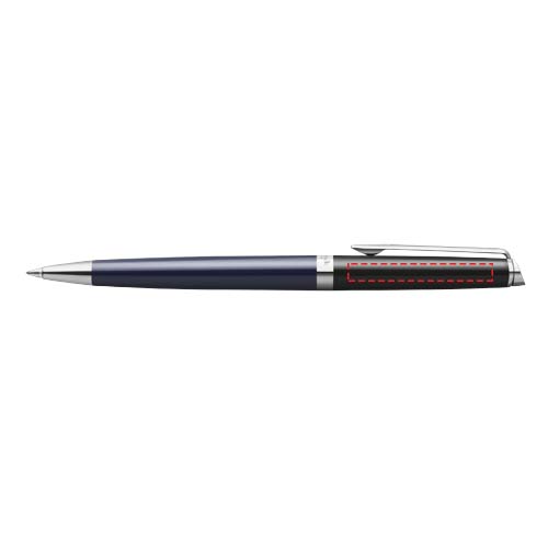 Waterman Hemisphere balpen met kleurblokken en palladium afwerking (blauwe inkt)