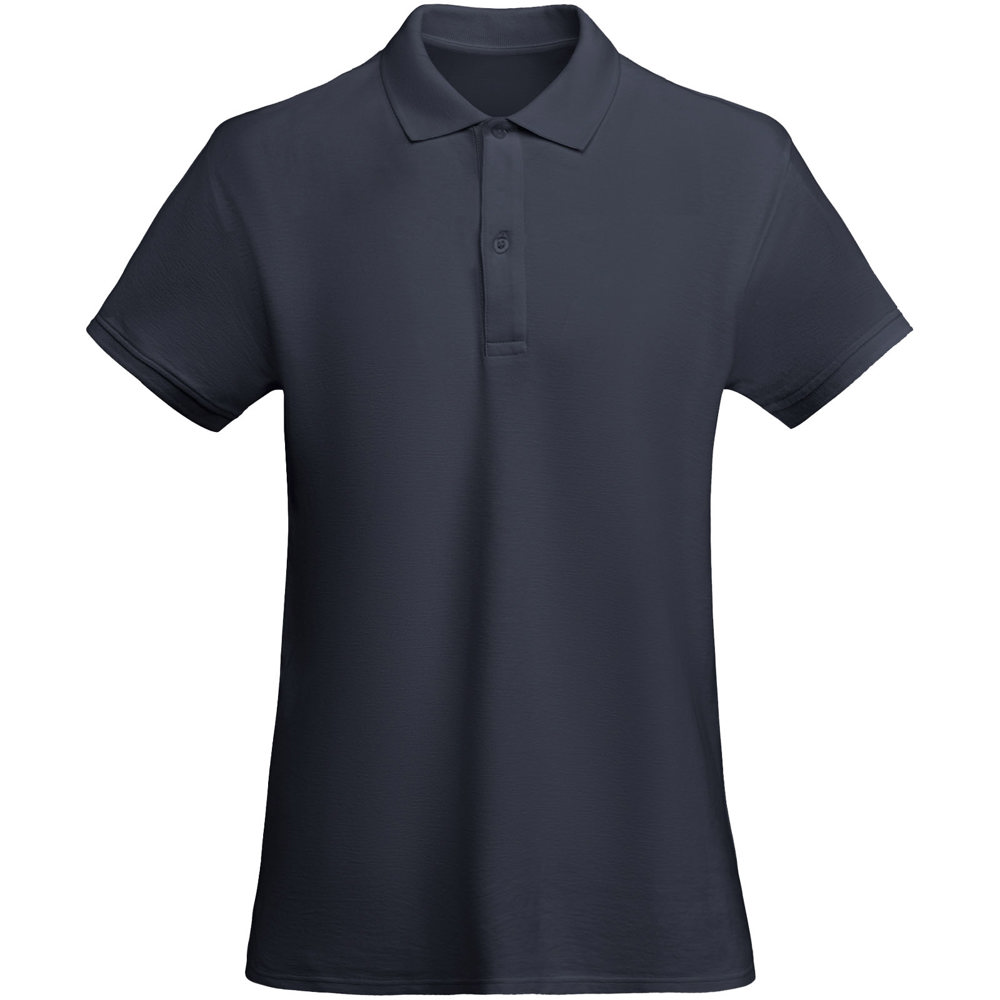 Prince 210 g/m² biologisch katoenen damespolo met korte mouwen - Marineblauw