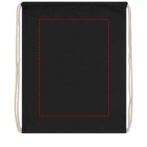 Oregon 140 g/m² katoenen rugzak met trekkoordsluiting 5L