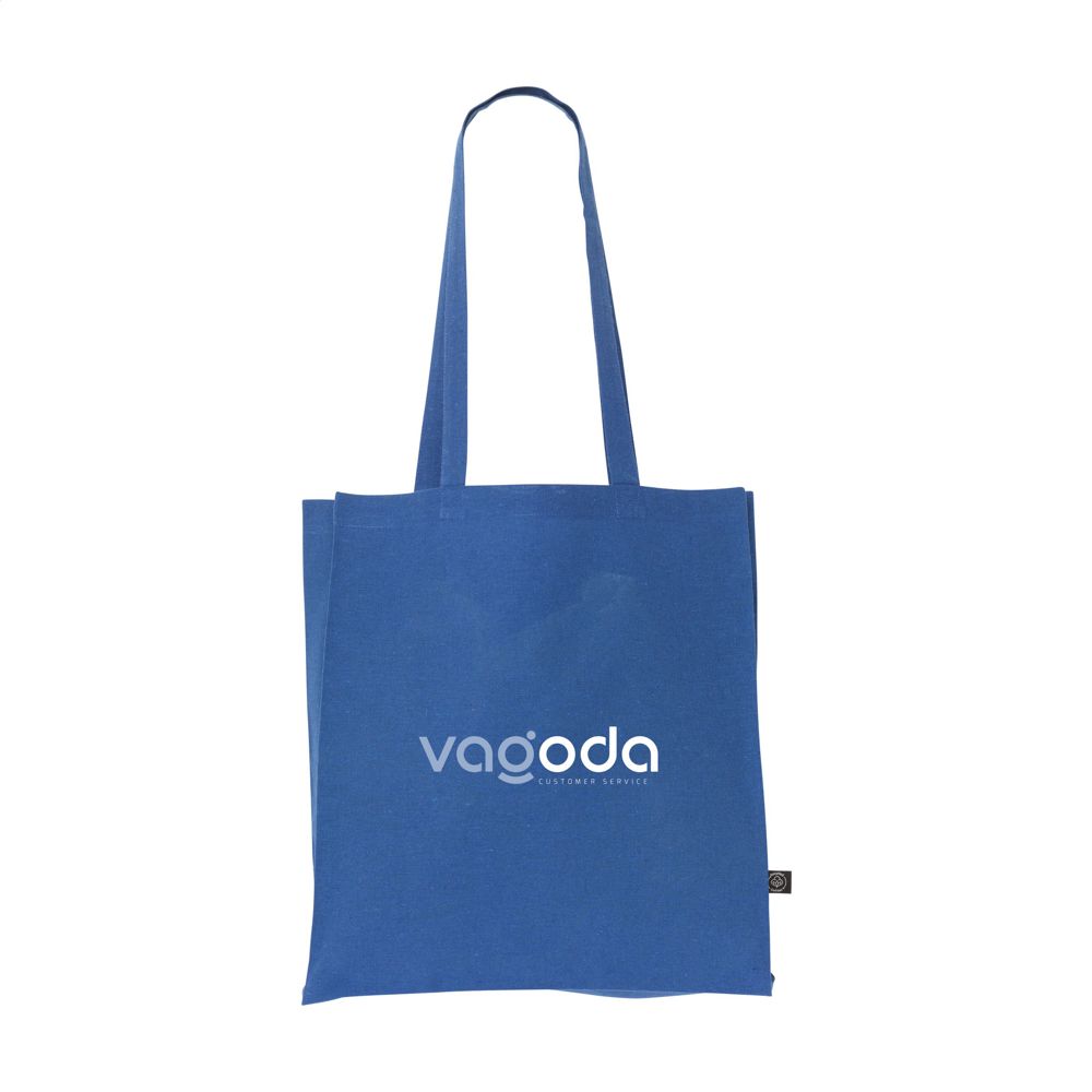 Colour Square Bag GRS Recycled Cotton (150 g/m²) tas - Blauw