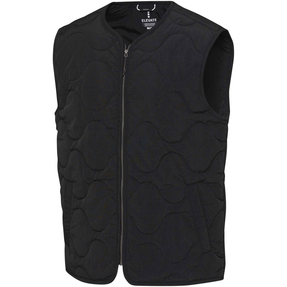 Quartz GRS gerecyclede gewatteerde unisex bodywarmer