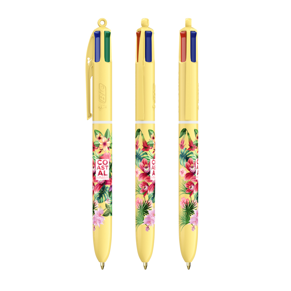 BIC® 4 Colours® Pastel + Lanyard