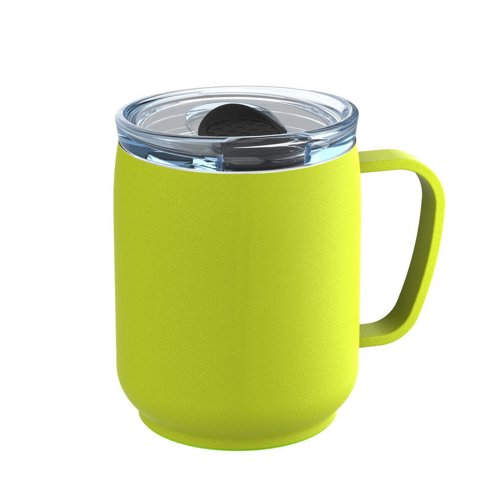 Thermobeker RETUMBLER-myNIZZA CERAMIC - zwart, transparant, lichtgroen