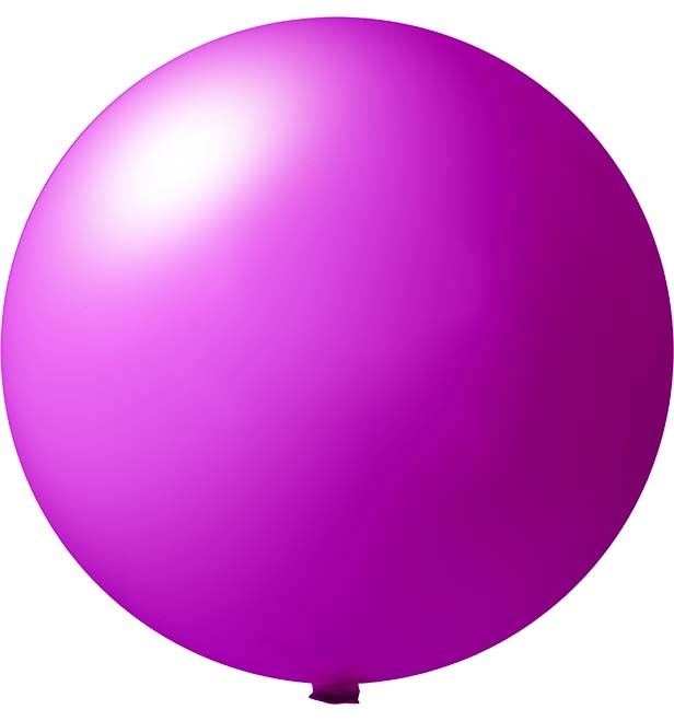Reuzenballonnen onbedrukt Ø 150 cm - Lila (4470) Pastel (± PMS 527)