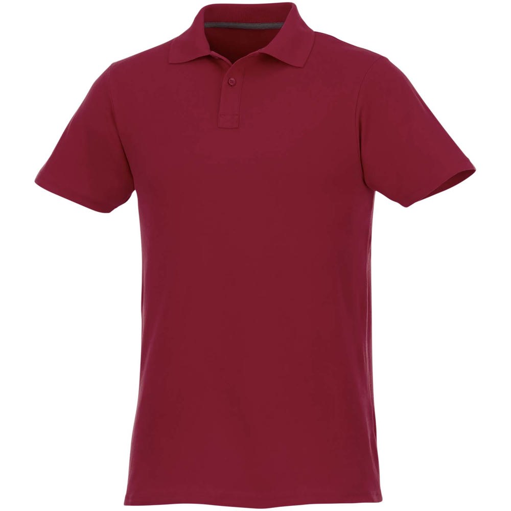 Helios 180 g/m² herenpolo met korte mouwen - Bordeaux rood
