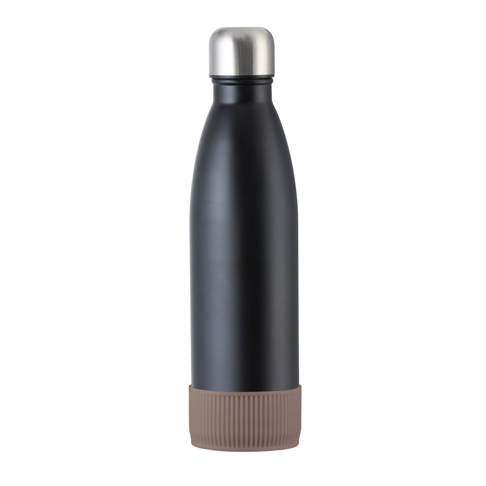 Fles RETUMBLER-myTOULON - bruin, zwart, zilver