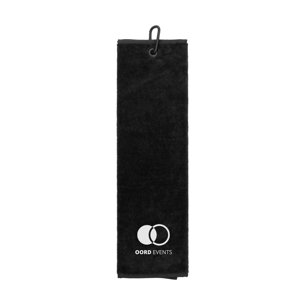 Golfhanddoek - zwart