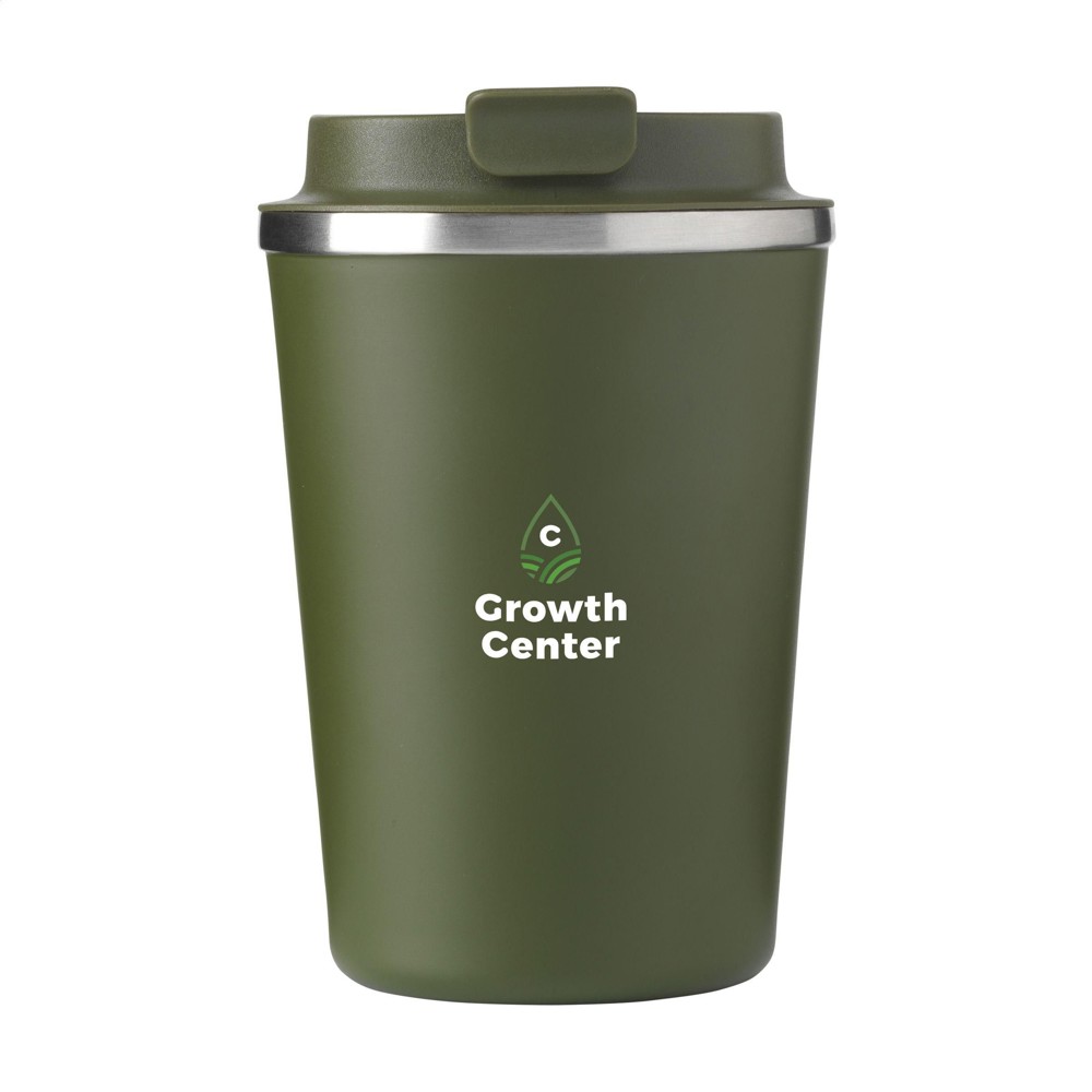 Kaffi RCS Recycled Coffee Mug 300 ml thermosbeker - groen (± PMS PMS 4182c)