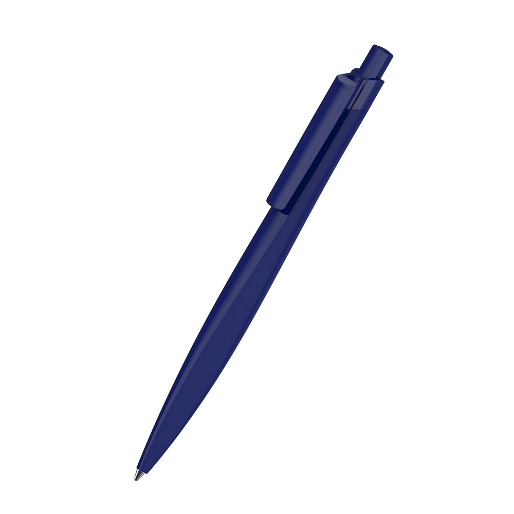 Klio-Eterna - Shape recycling - Drukknop-balpen - donkerblauw