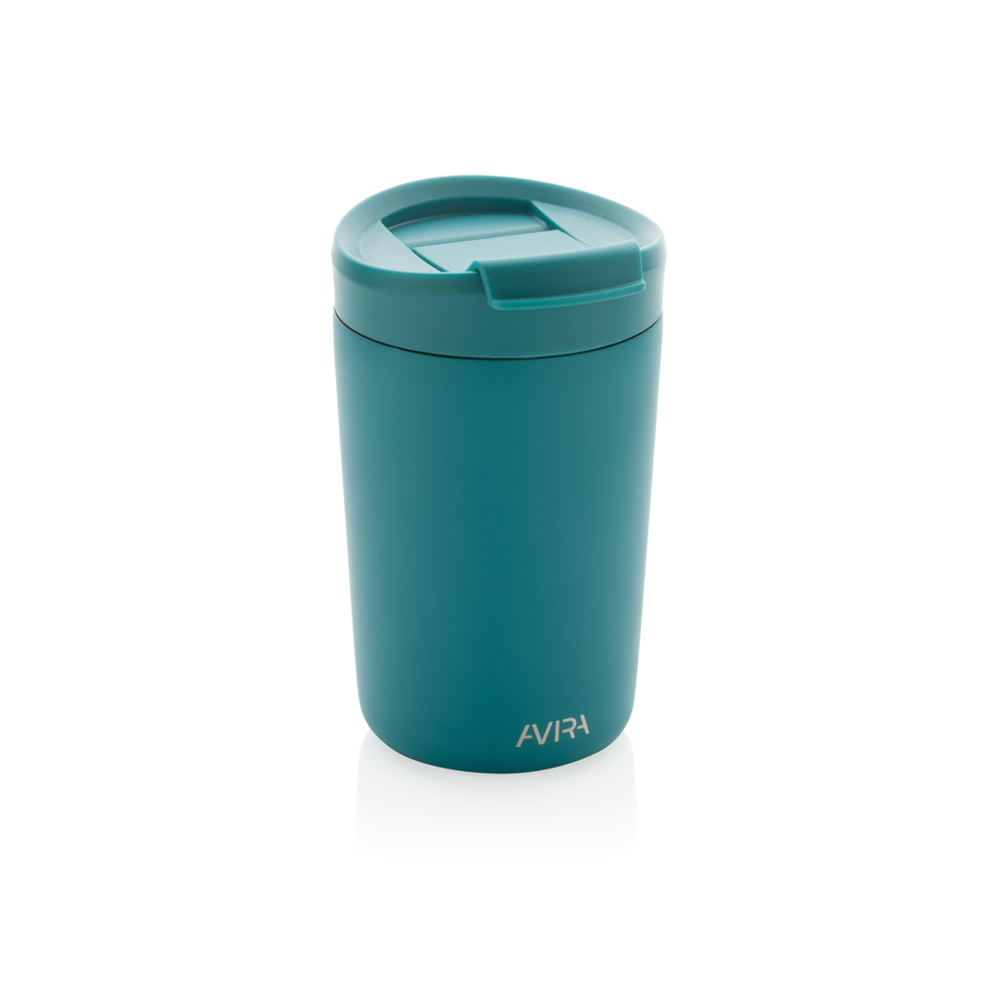 Avira Alya RCS gerecycled roestvrijstalen beker 300ML - turquoise (± PMS 322c)