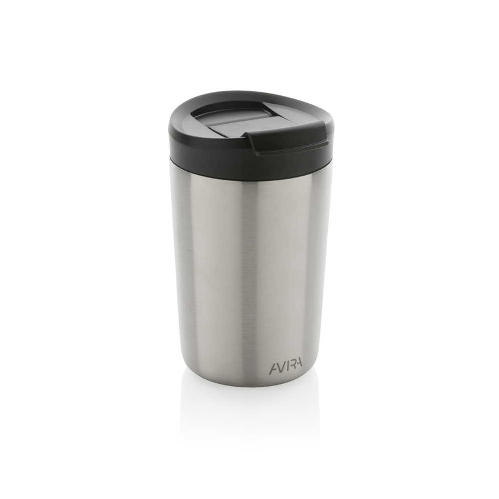 Avira Alya RCS gerecycled roestvrijstalen beker 300ML - zilver (± PMS 428)