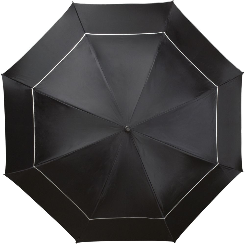 FALCONE - Storm paraplu XXL - Handopening - Windproof -  140 cm - Zwart