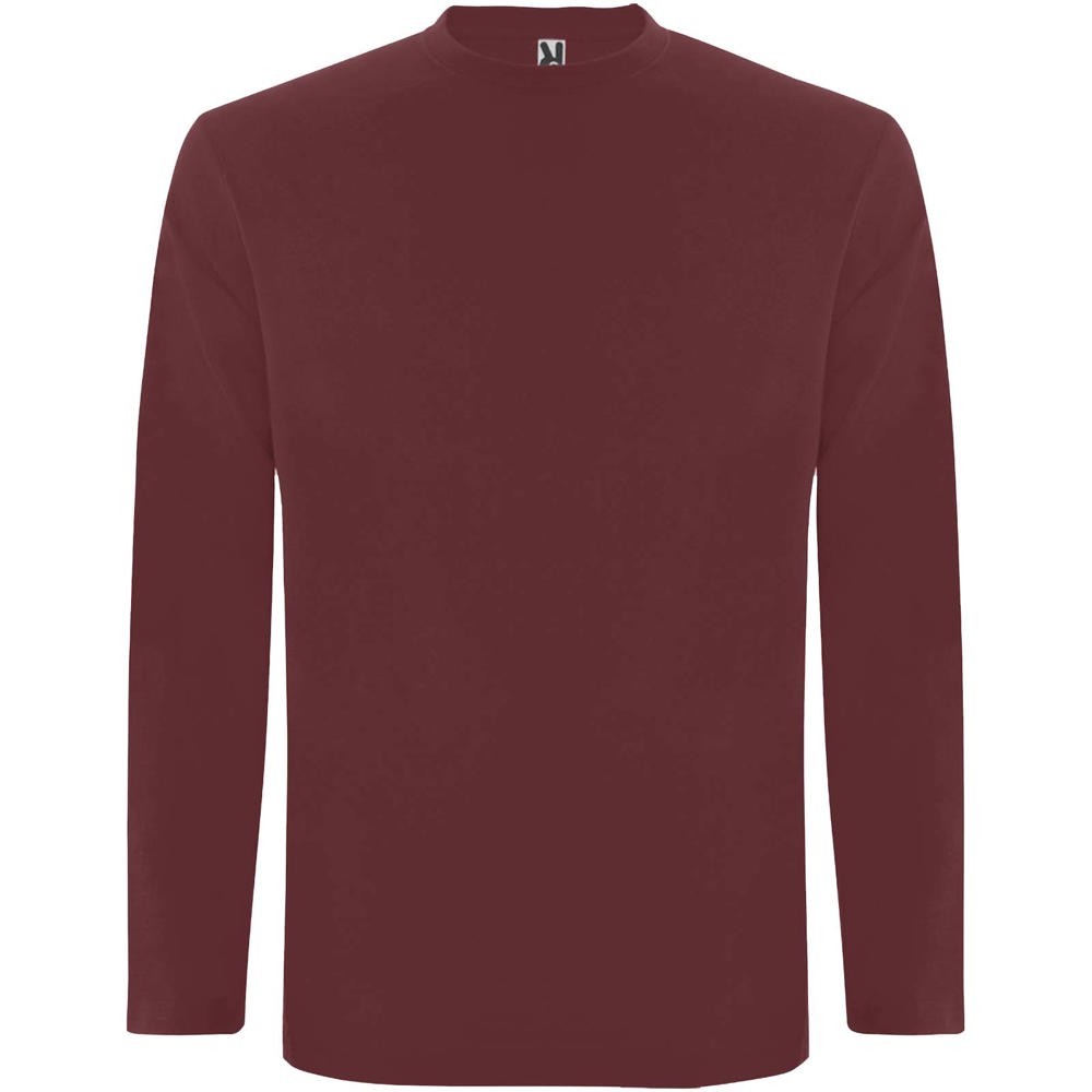 Extreme 160 g/m² herenshirt met lange mouwen - Bessenrood