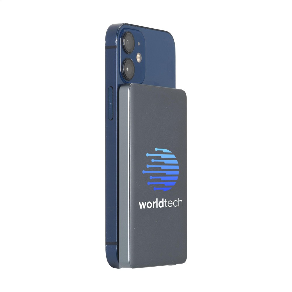Wireless RCS Recycled Alu Magsafe Powerbank 5000