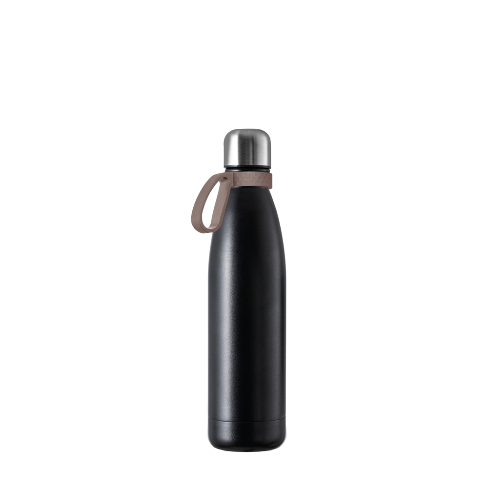 Thermofles RETUMBLER-NIZZA - zwart, zilver, bruin