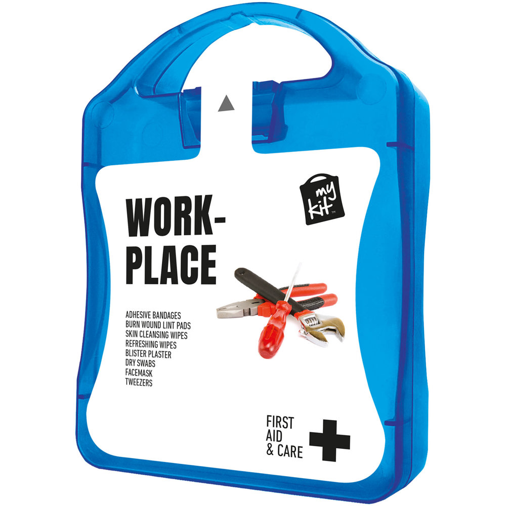 MyKit Werkplek Eerste Hulp Set - Transparant Blauw