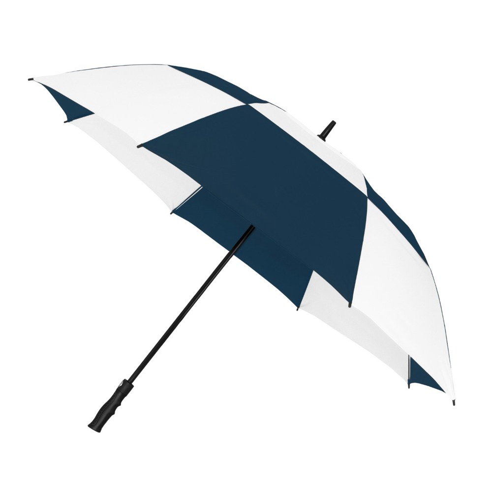FALCONE - Golfparaplu - Automaat - Windproof -  130 cm - Marine blauw / Wit (± PMS 296C / Wit)