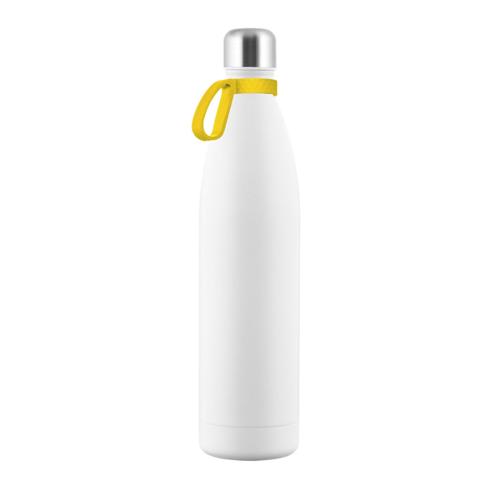 Thermofles RETUMBLER-NIZZA XXL - geel, zilver, wit