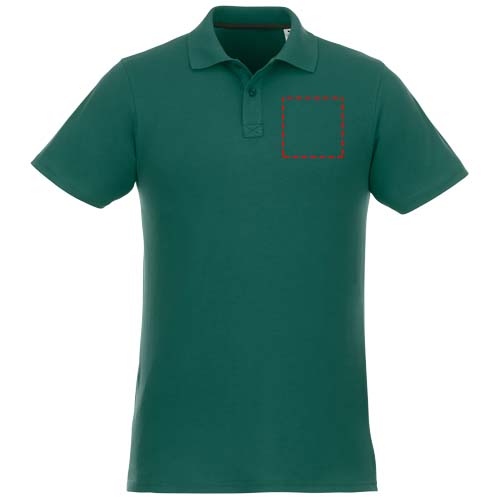 Helios 180 g/m² herenpolo met korte mouwen