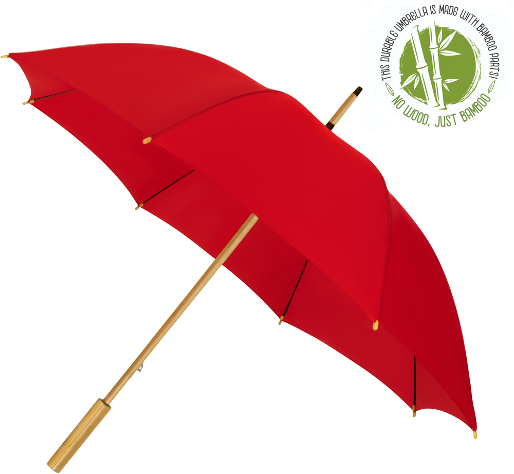 FALCONE - ECO - Handopening - Windproof -  102 cm - rood (± PMS 1797C)