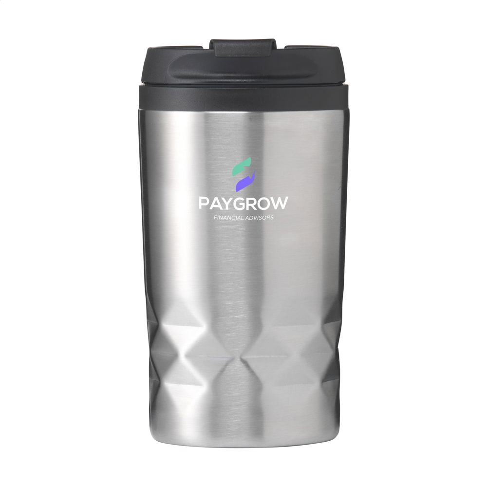 Graphic Mini Mug RCS Recycled Steel 250 ml thermosbeker - Zilver