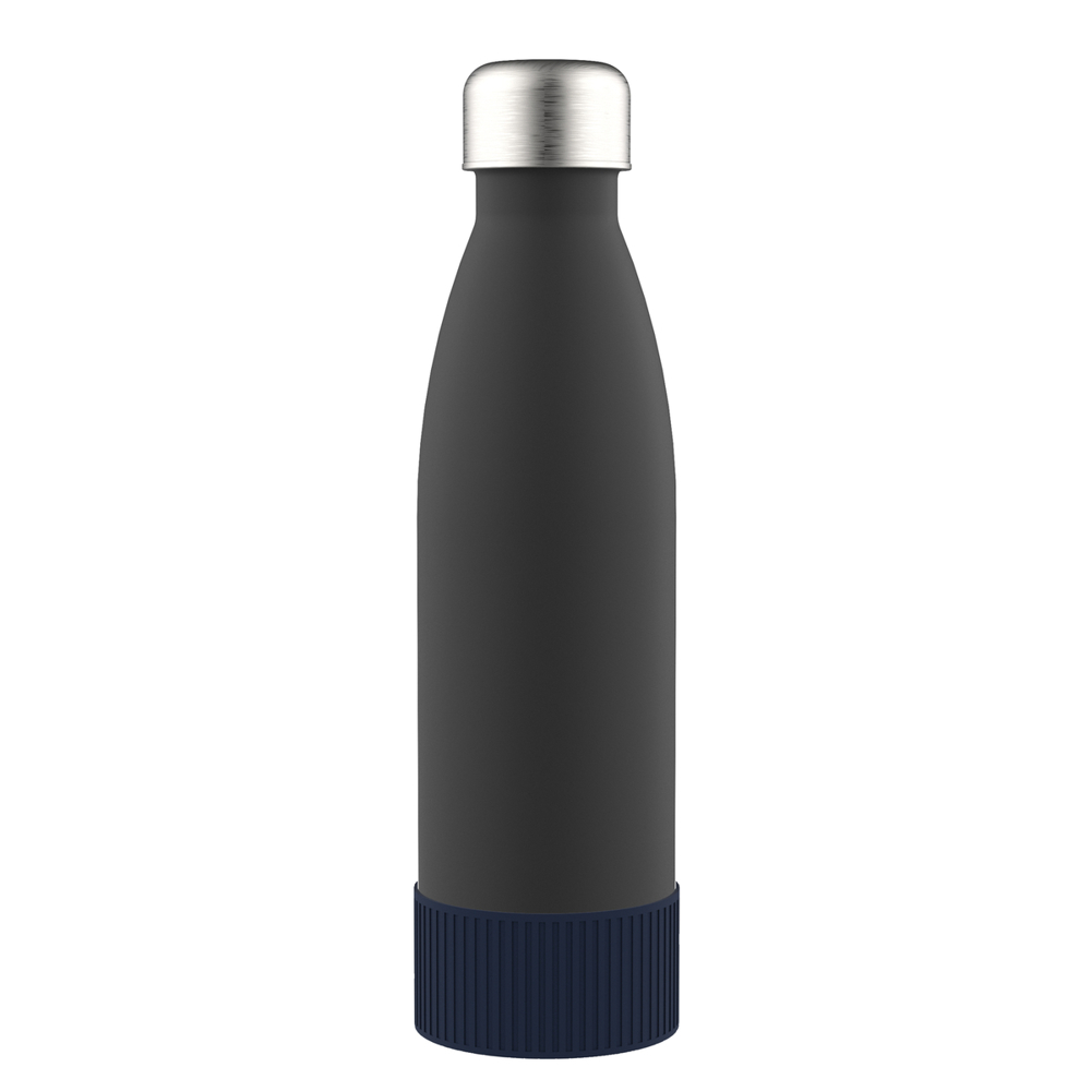 Fles GLASS - zwart, navy
