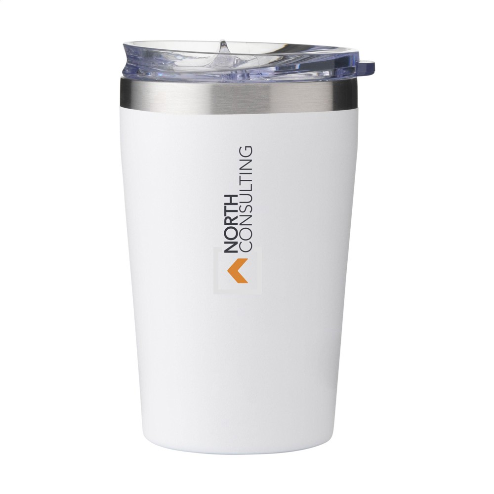 Re-Steel RCS Recycled Coffee Mug 380 ml thermosbeker - wit