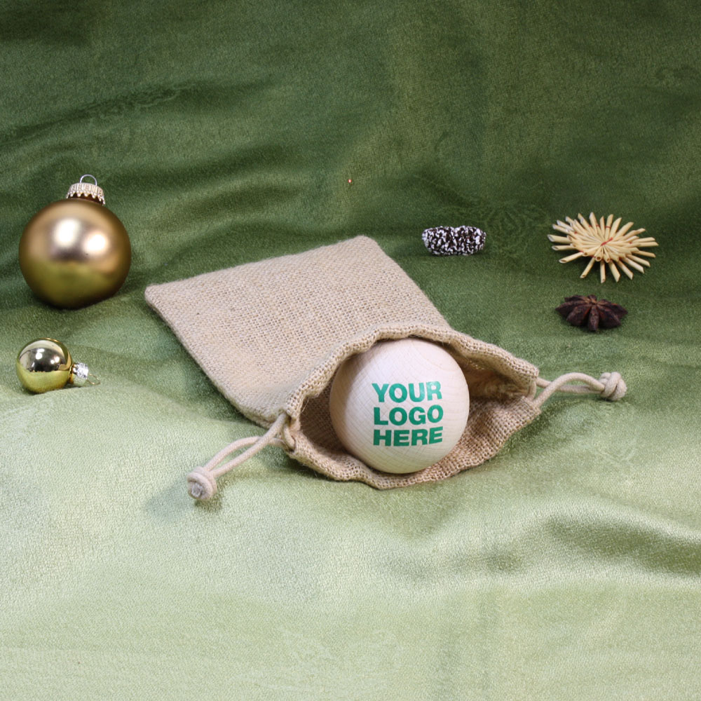 Massagebal van hout, 6cm, "Made in Europe"