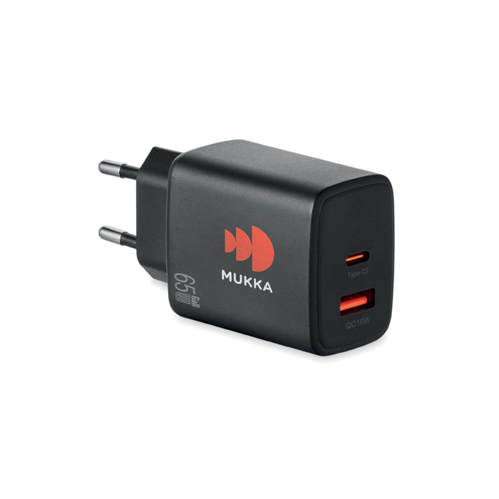 EXTEN - EU 2-polige wandadapter/lader