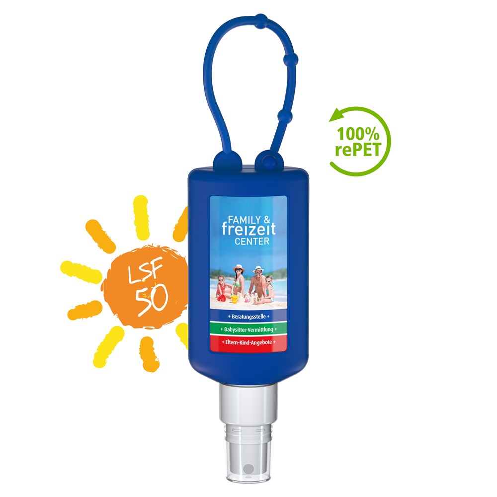 Sun Protection Spray SPF 50, 50 ml Bumper (blauw), Body Label