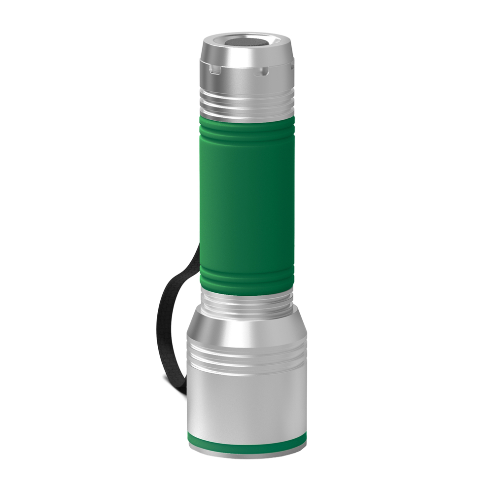 Zaklamp REEVES-myFLASH 700 - zilver, groen