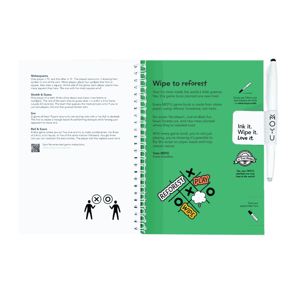 MOYU Uitwisbaar Game Book A5 Softcover