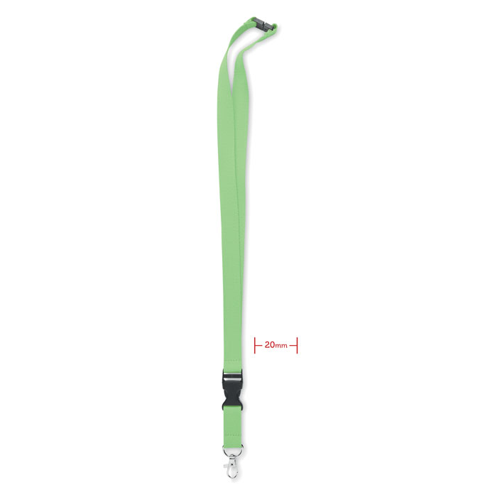 LANNYCOT - Lanyard katoen 20mm - Limoen
