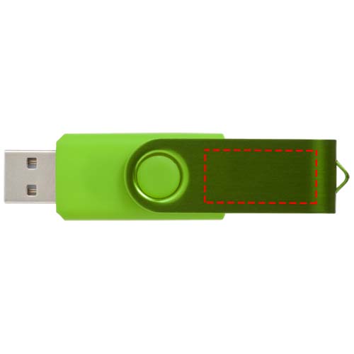 Rotate metallic USB