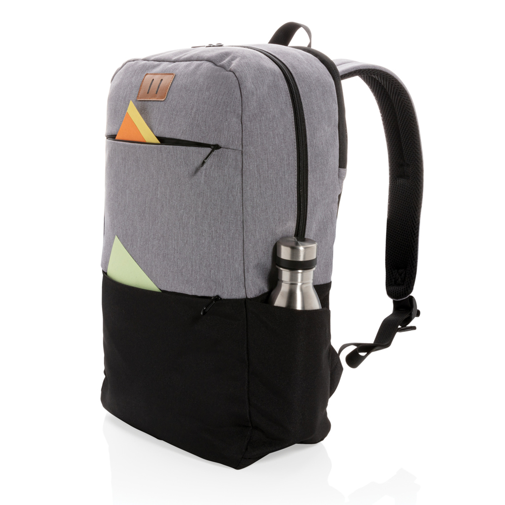 Modern 15.6" USB & RFID laptop rugzak PVC vrij